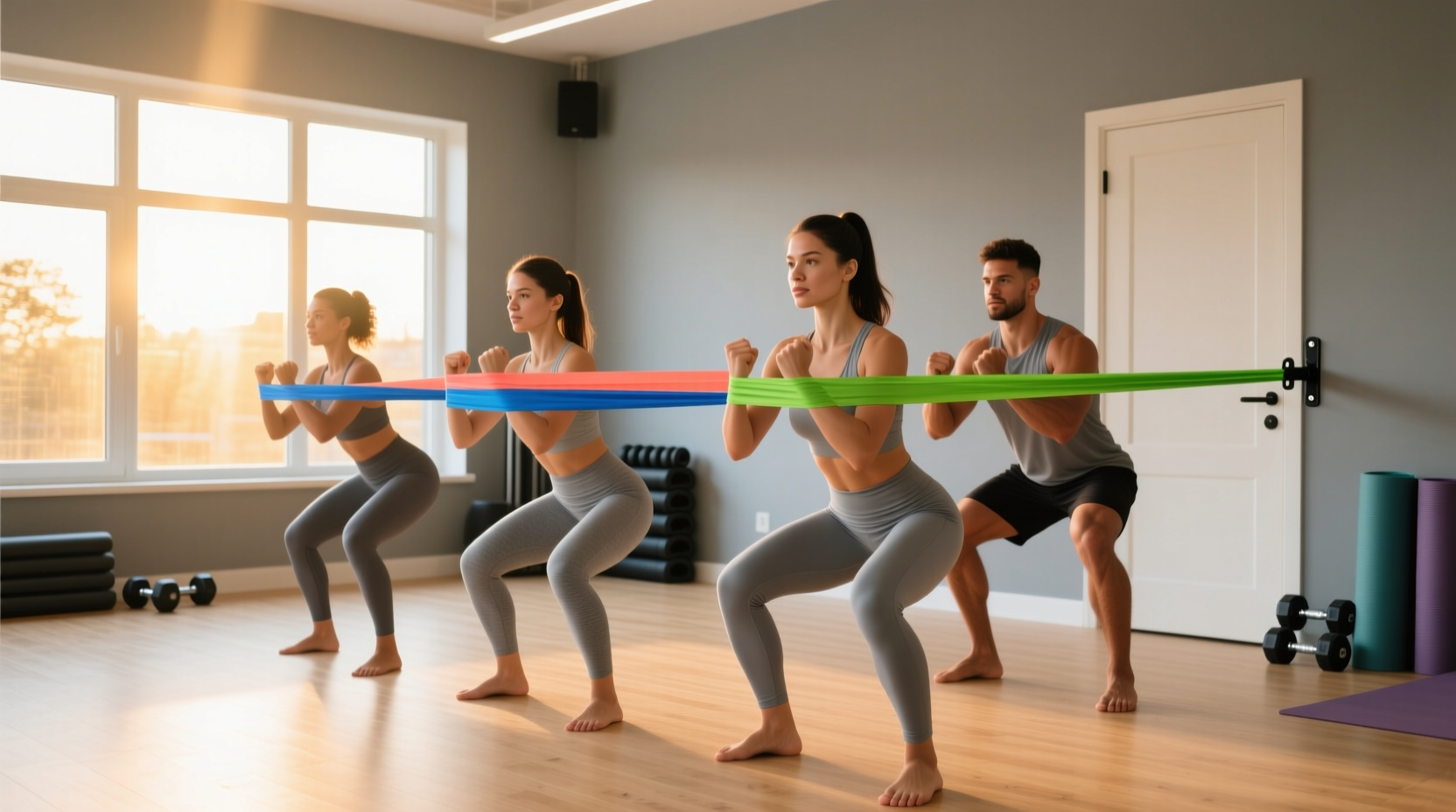 best resistance band quad exercises