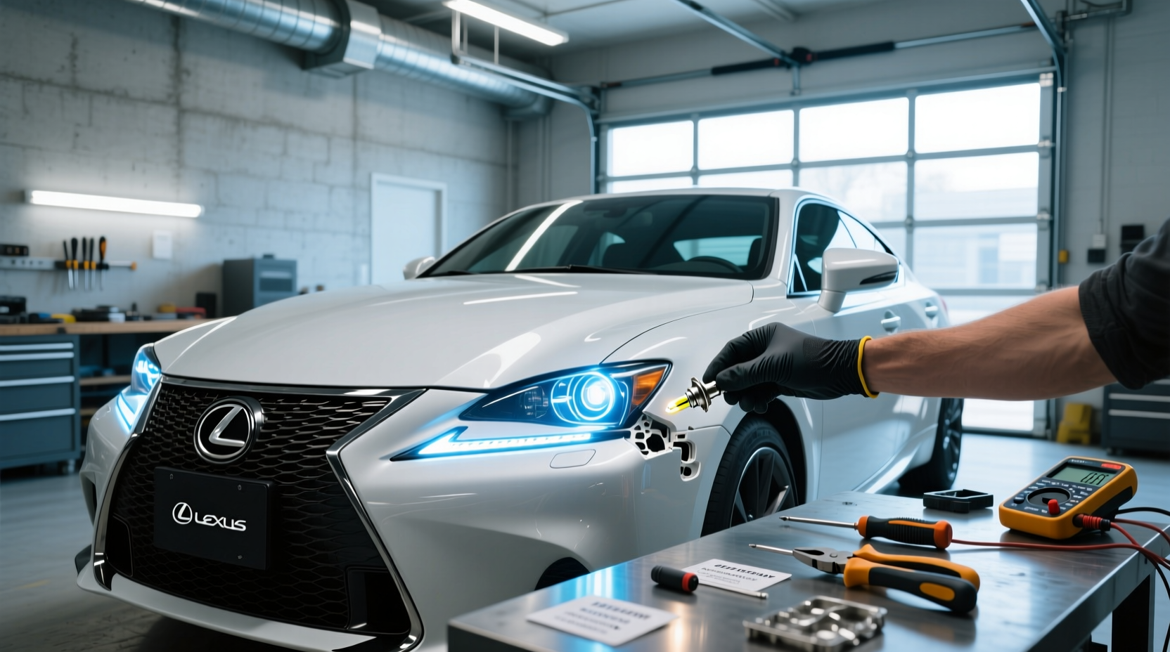 2016 lexus is 200t headlight bulb replacement guide