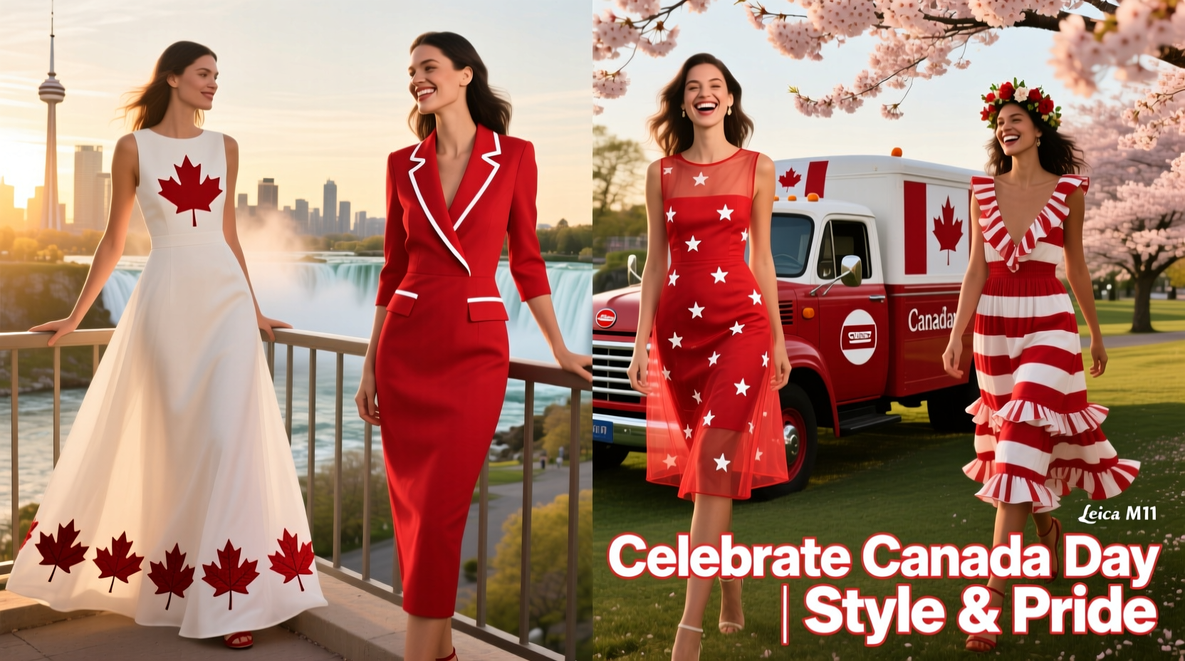 canada day dress womens
