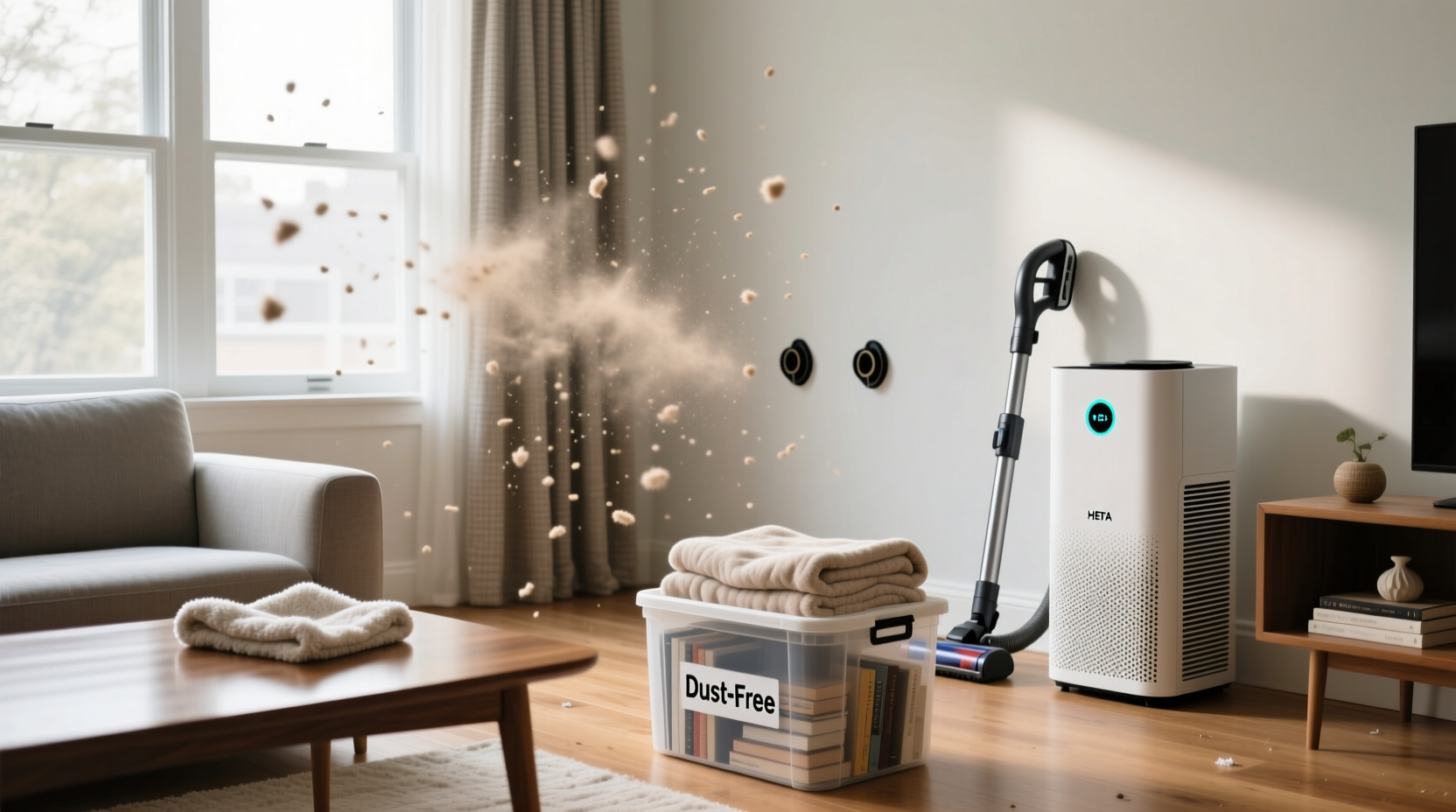 how to prevent dust in home