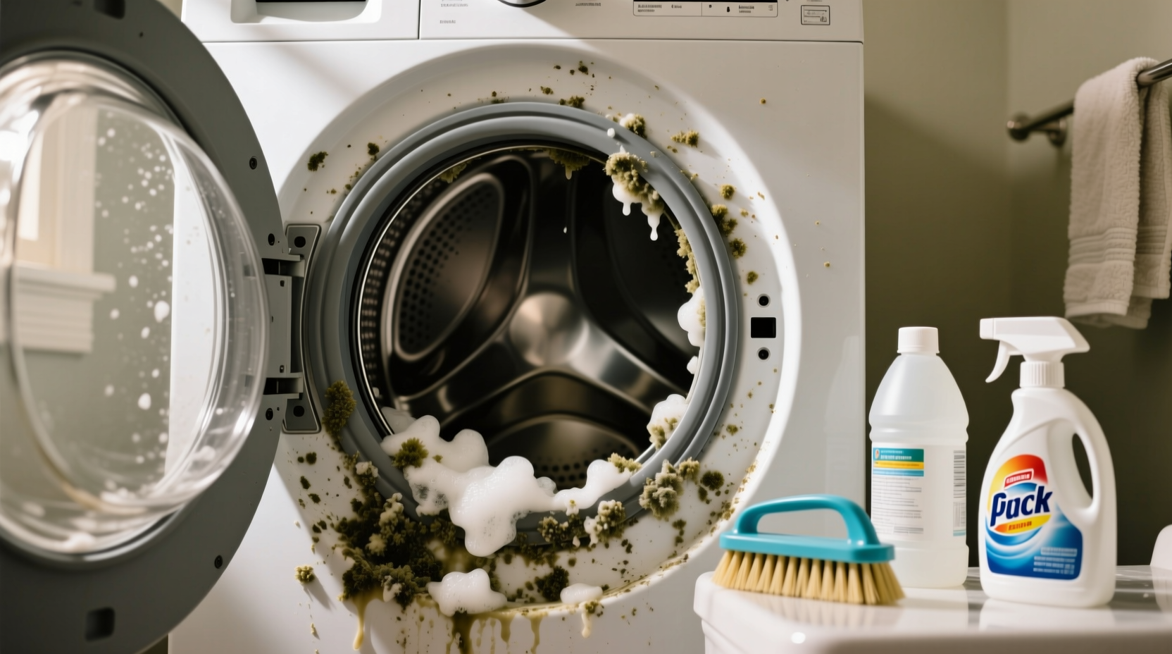 how to clean a front load washer