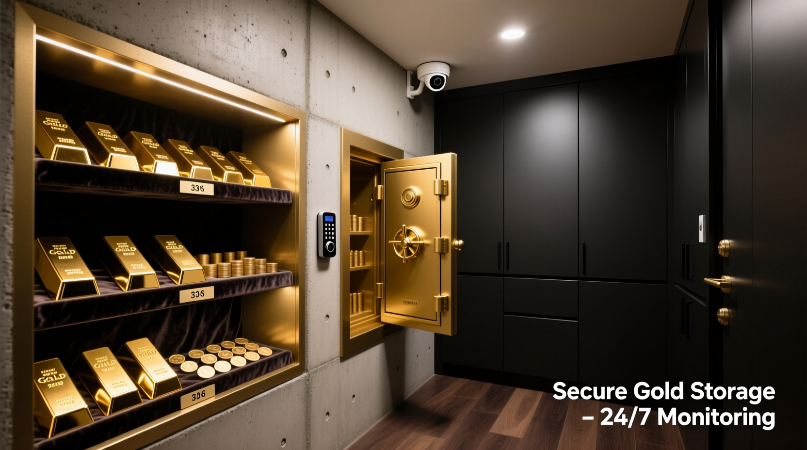 effective and secure methods for storing gold safely at home
