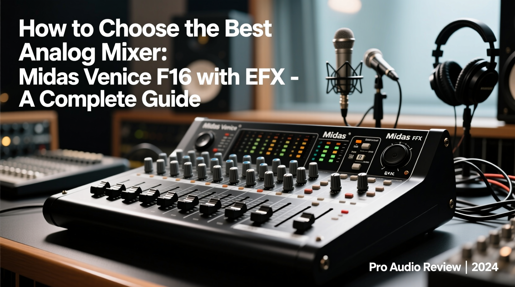How to Choose the Best Analog Mixer Midas Venice F16 with EFX