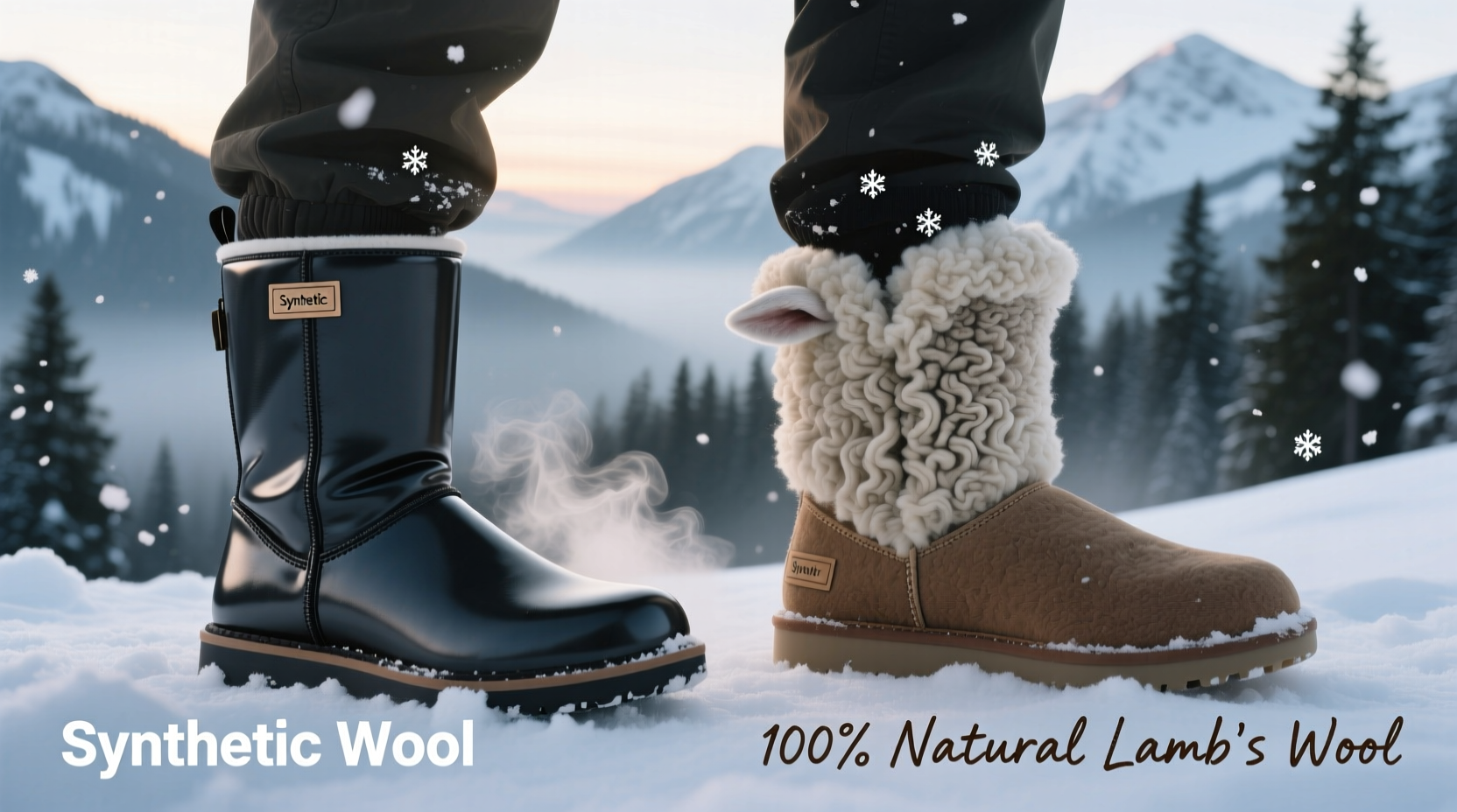 are synthetic wool boots as warm as real wool whats the catch