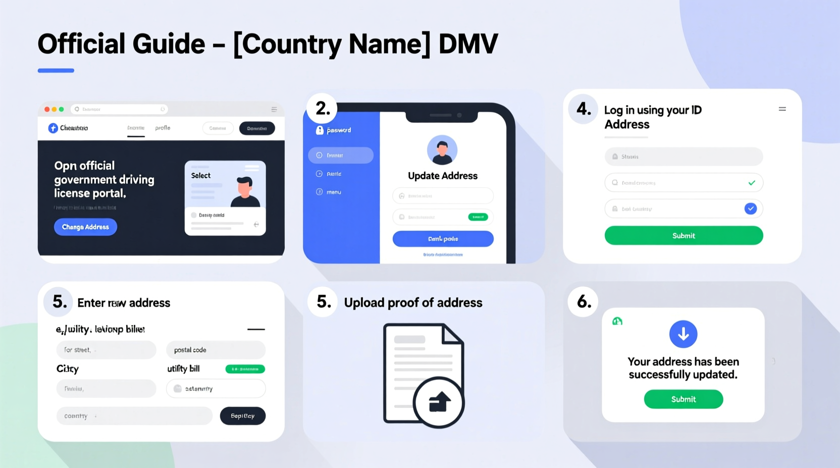 step by step guide to changing your address on your driving licence easily