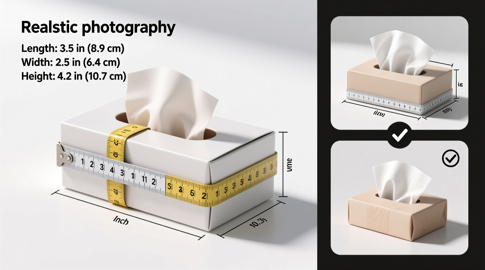 how to accurately measure your tissue box for the perfect tissue size fit