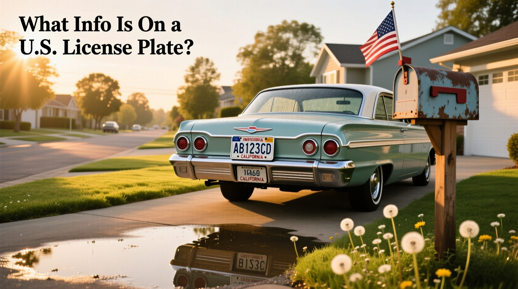 how to choose american license plate,What info is on a US license plate?