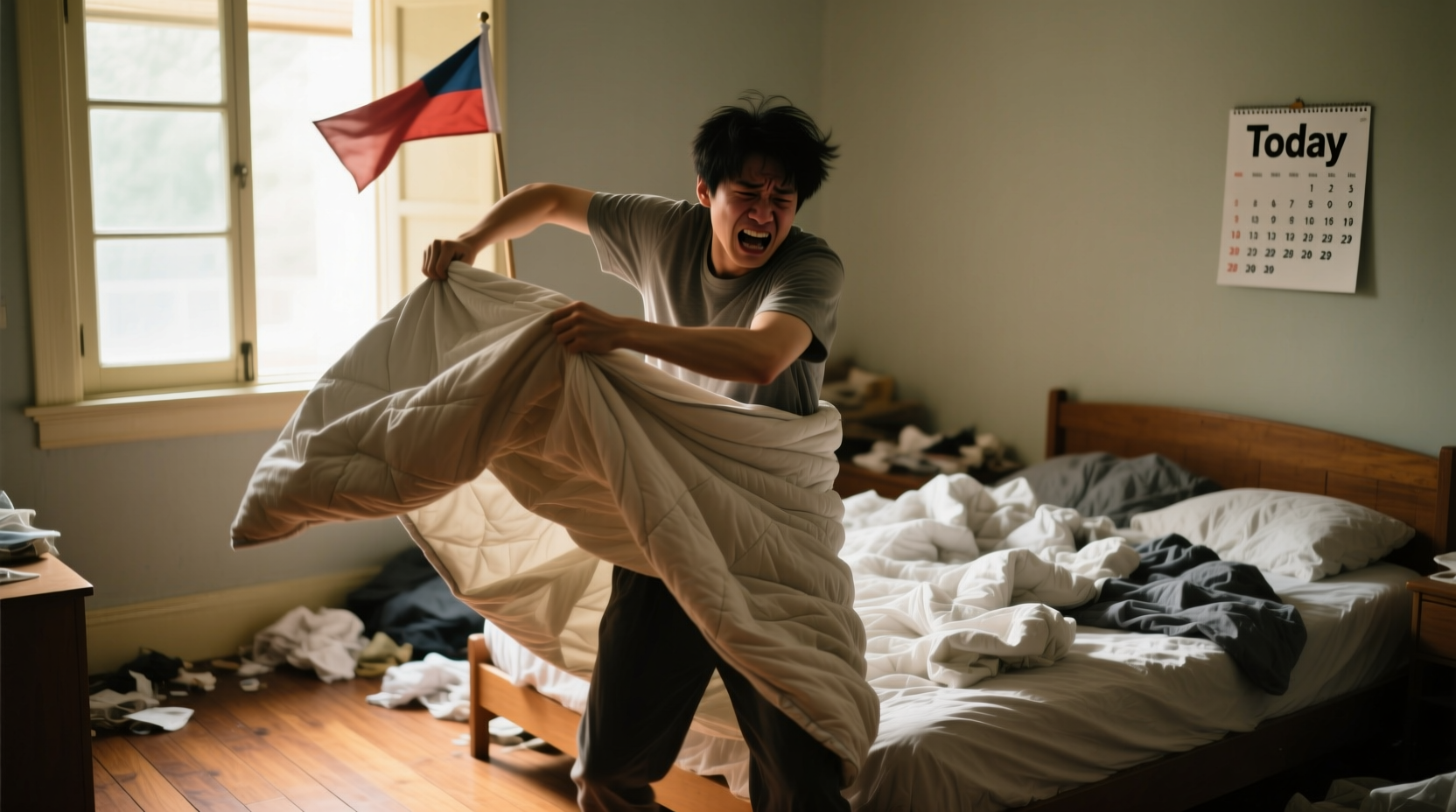 put on a duvet cover without losing your mind