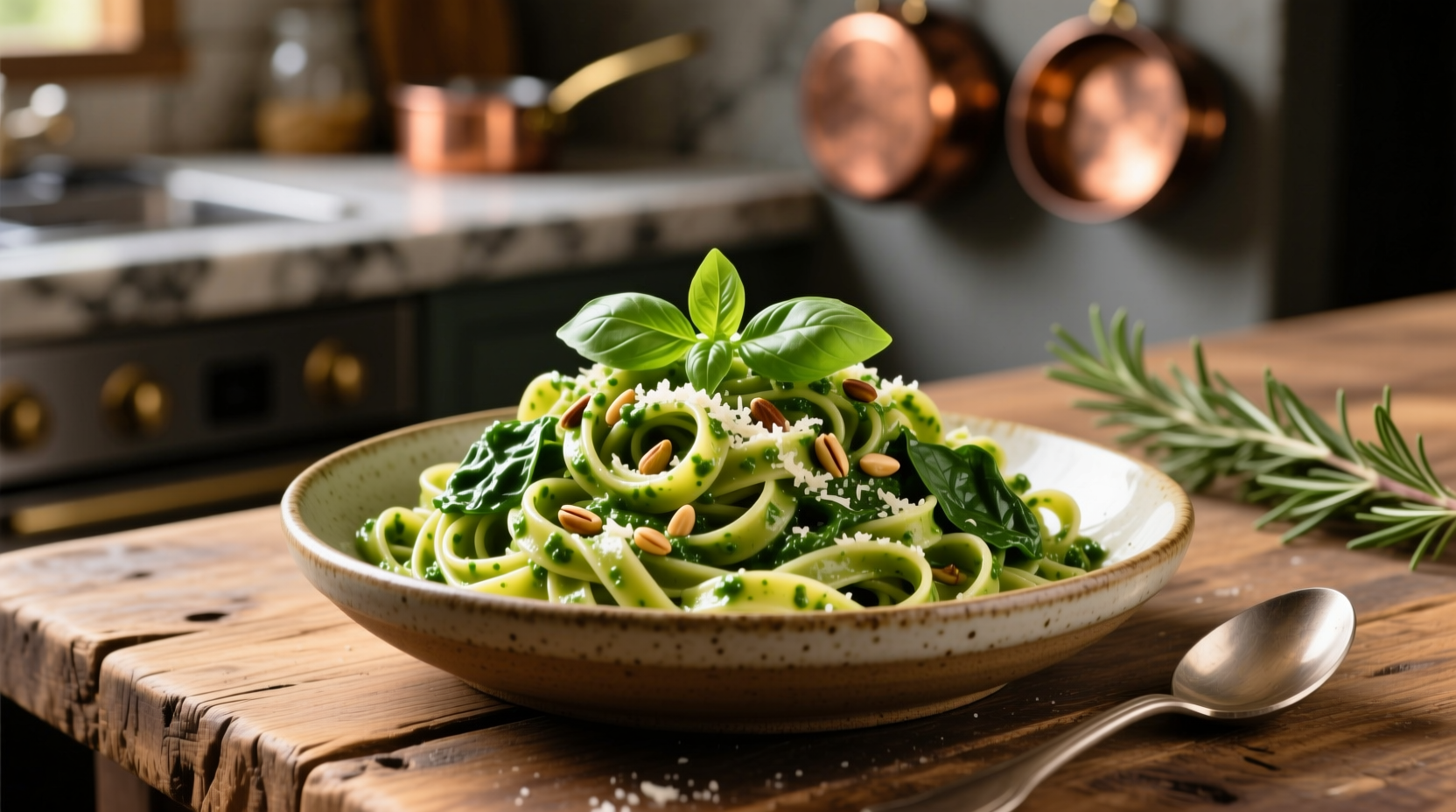 Spinach Pesto Sauce for Pasta: Quick & Creamy Recipe