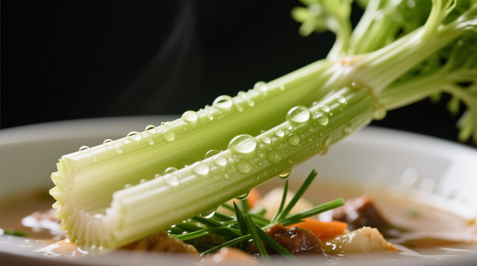 Frischer Sellerie mit knackigen Stangen