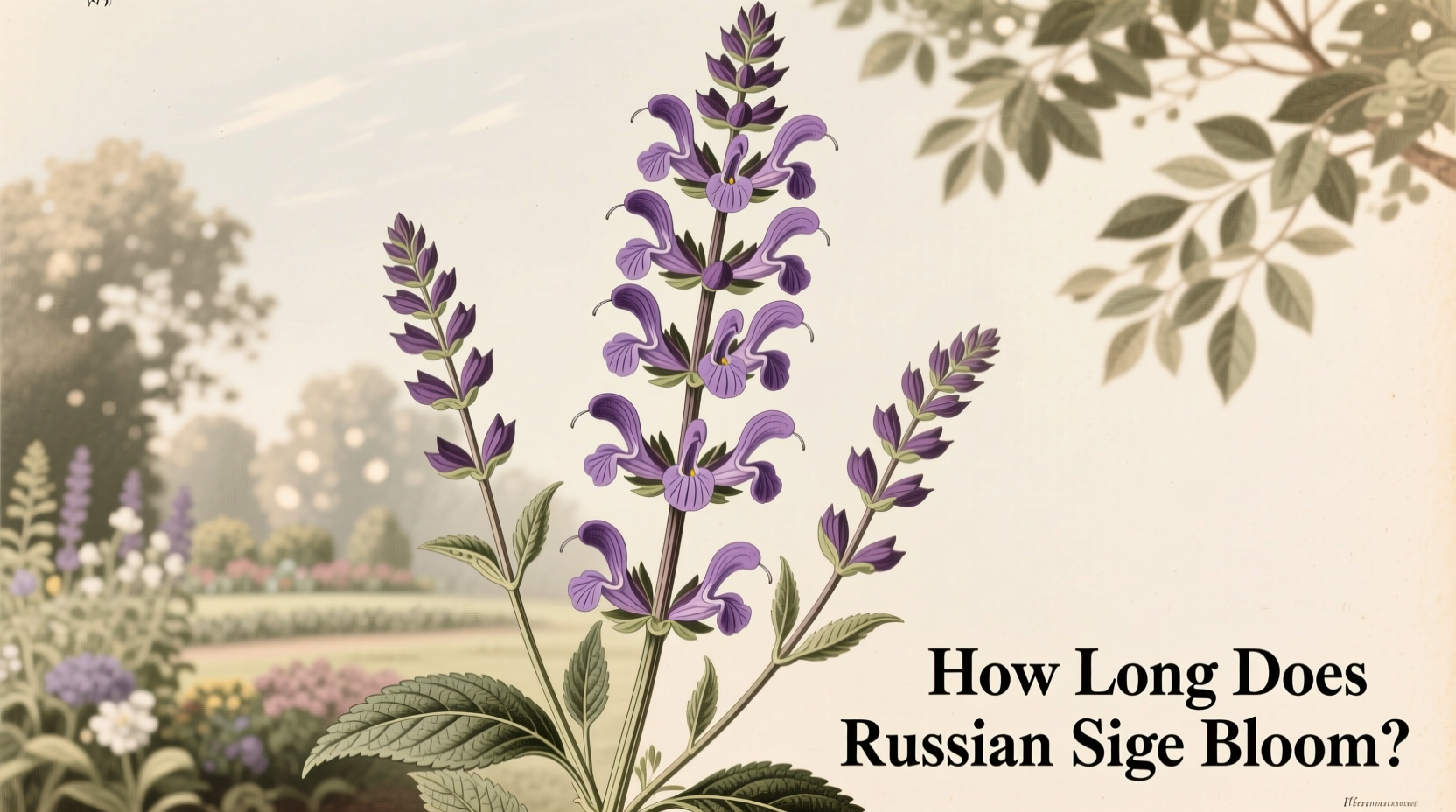 How Long Does Russian Sage Bloom?