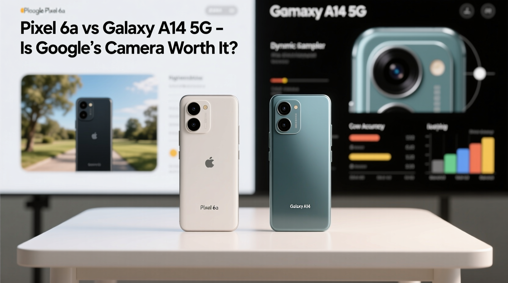 pixel 6a vs galaxy a14 5g is googles camera really worth the upgrade