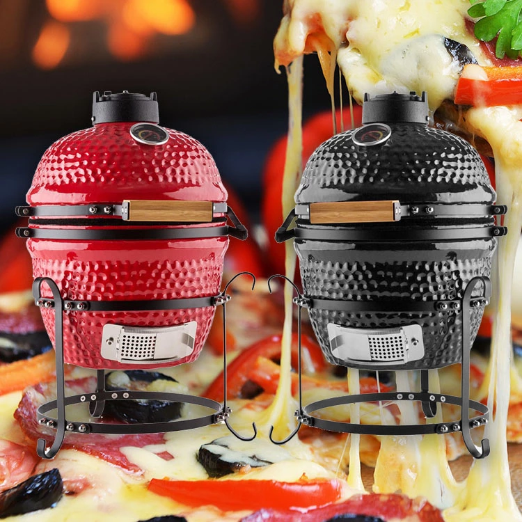 Griglia Tonda In Ghisa Per Kamado BBQ 24 Pollici - Zyle ZY24CIGR, Nera, Antiaderente, Riutilizzabile