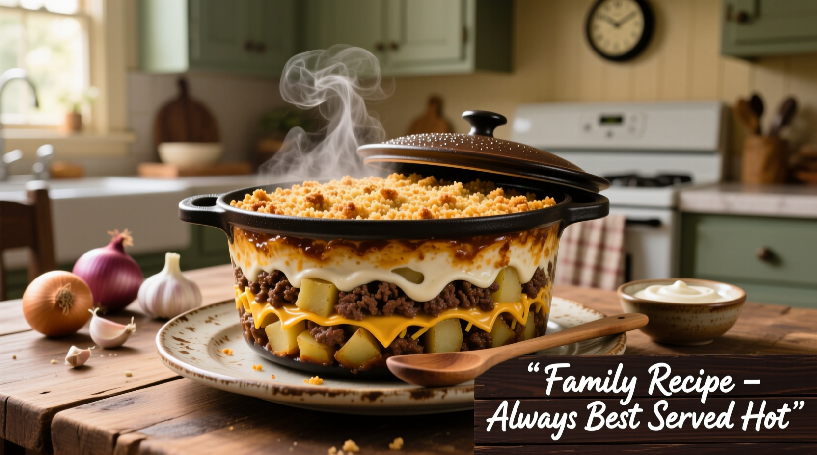 crock pot hamburger potato casserole