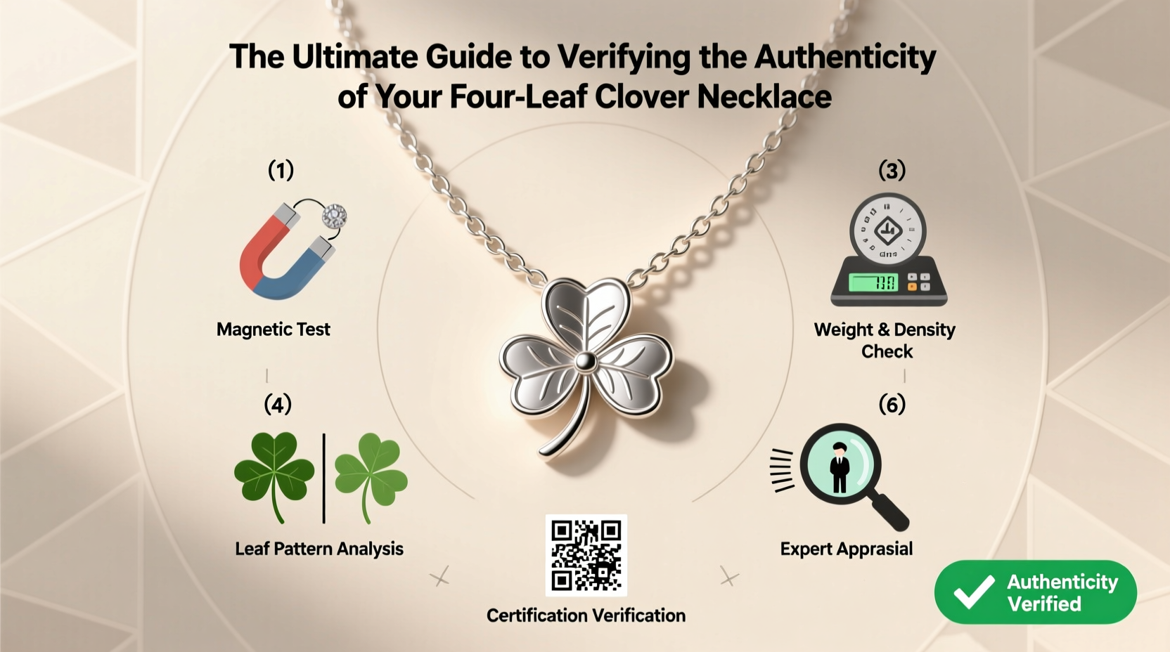 the ultimate guide to verifying the authenticity of your four leaf clover necklace