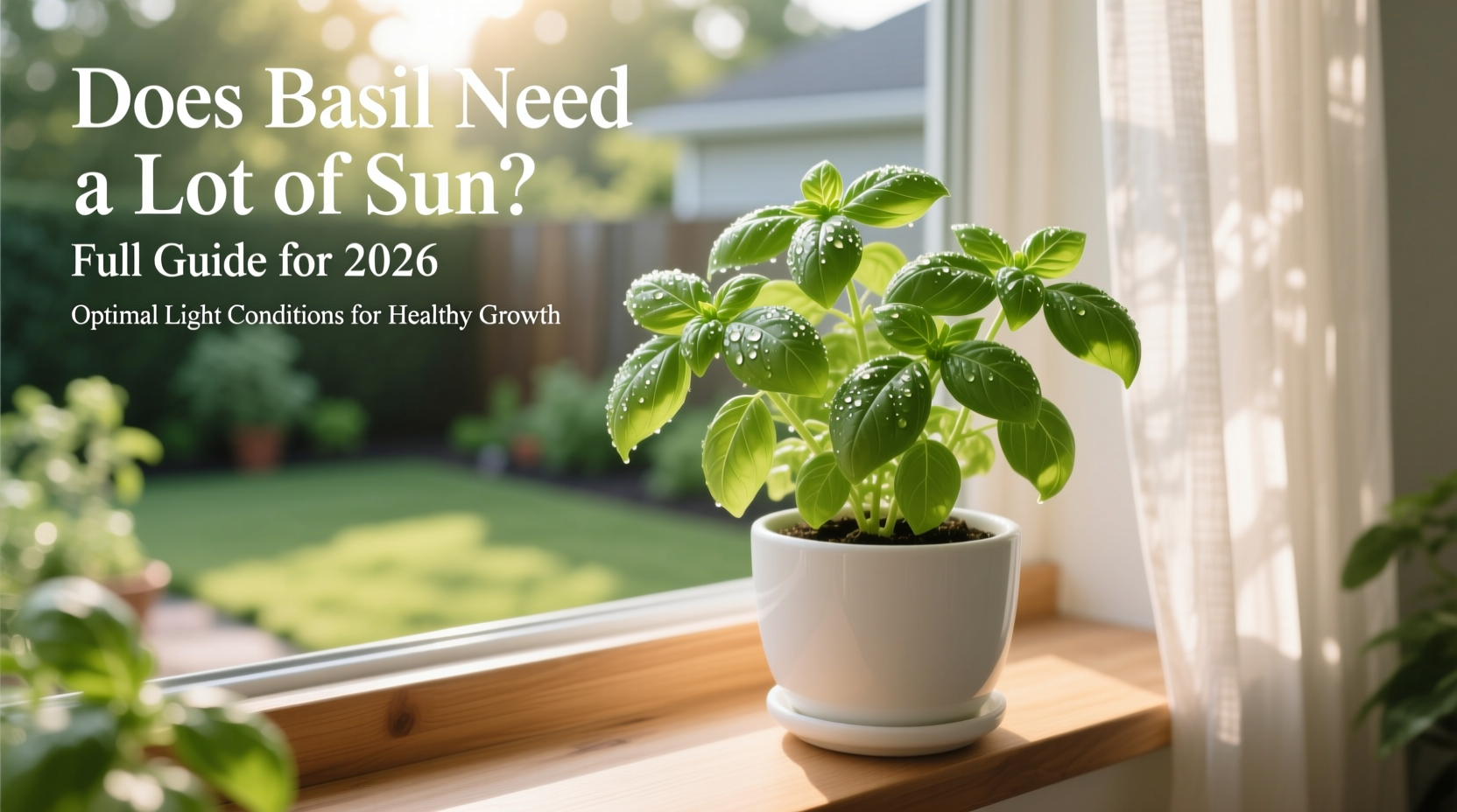 does basil need a lot of sun