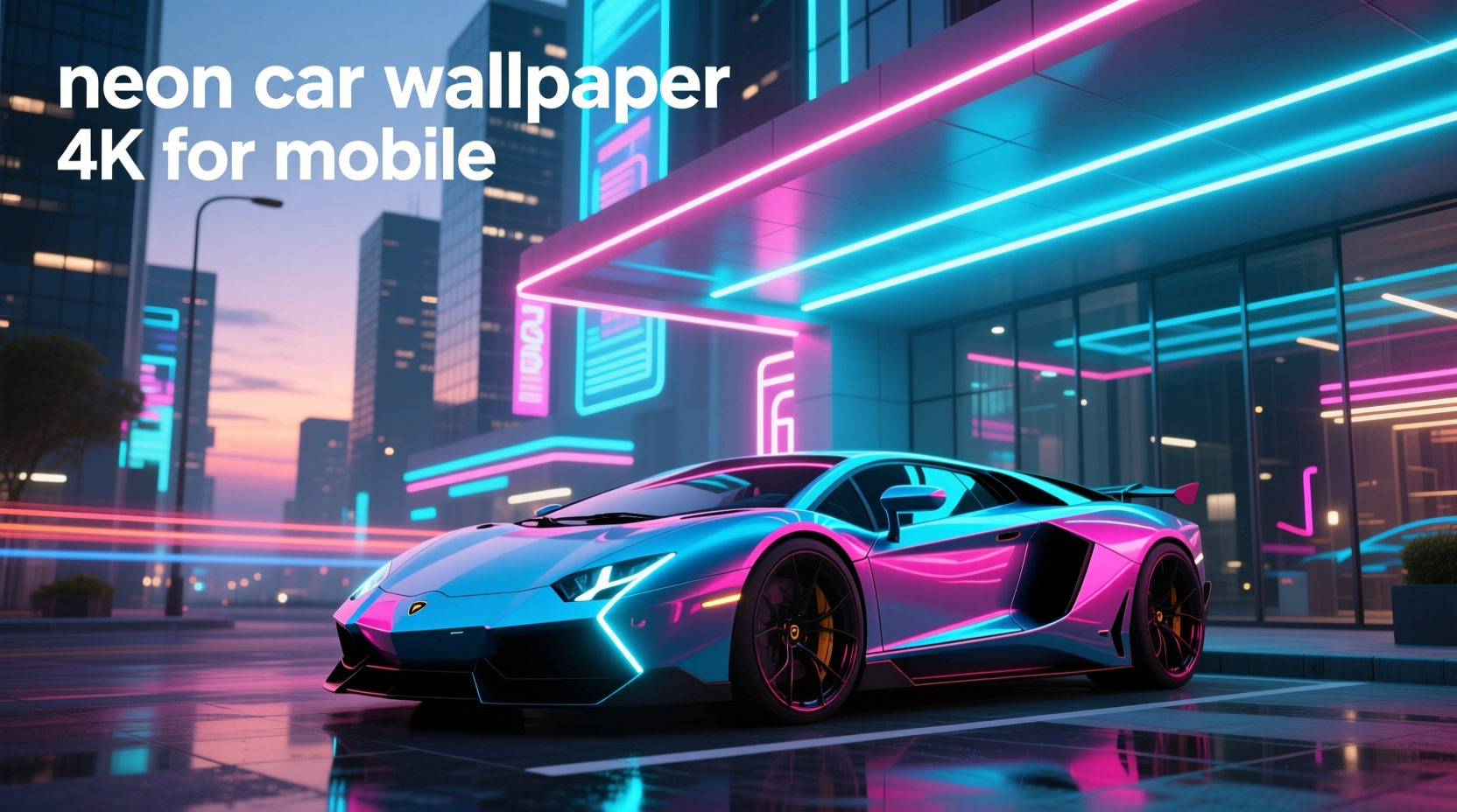 4k neon car wallpapers for mobile