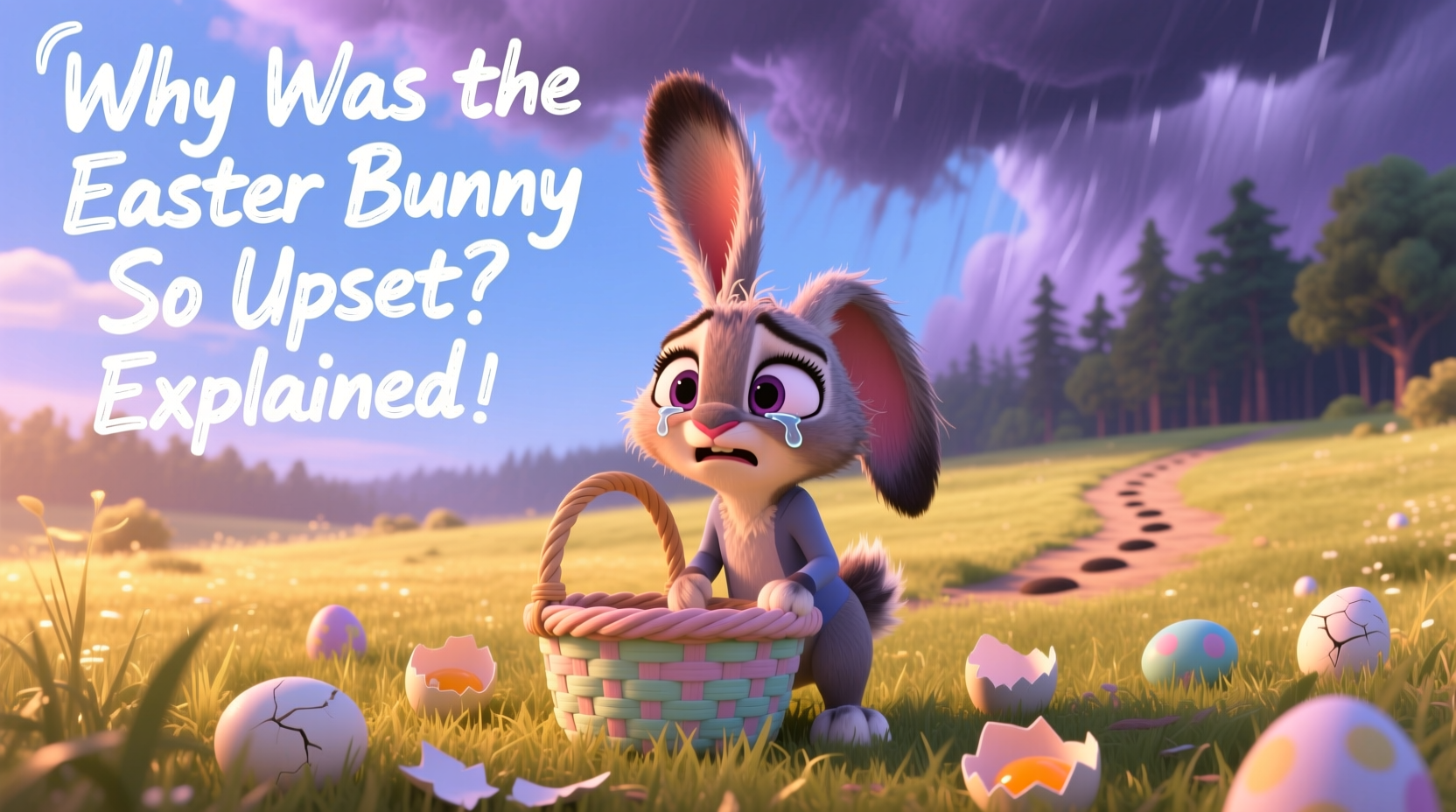 why was the easter bunny so upset