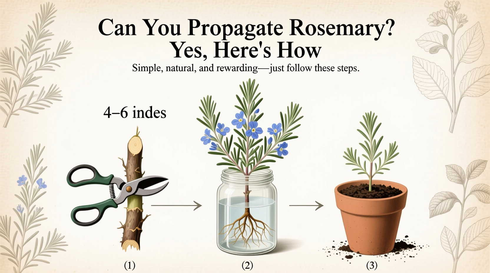 can you propagate rosemary