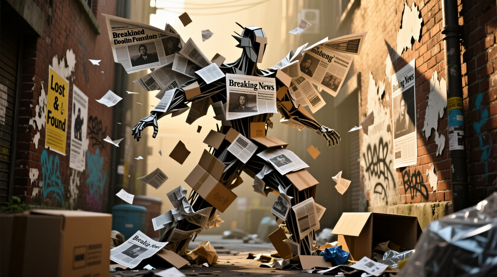 you can use newspaper and other household junk to deter