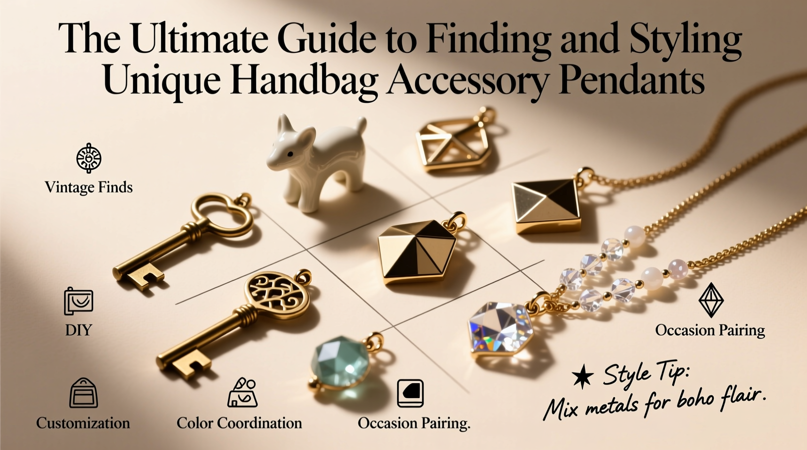 the ultimate guide to finding and styling unique handbag accessory pendants