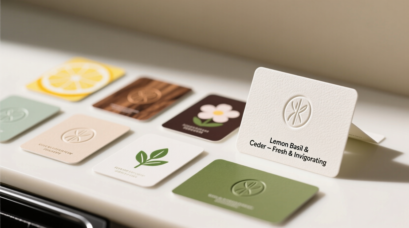 choose fragrance card sample
