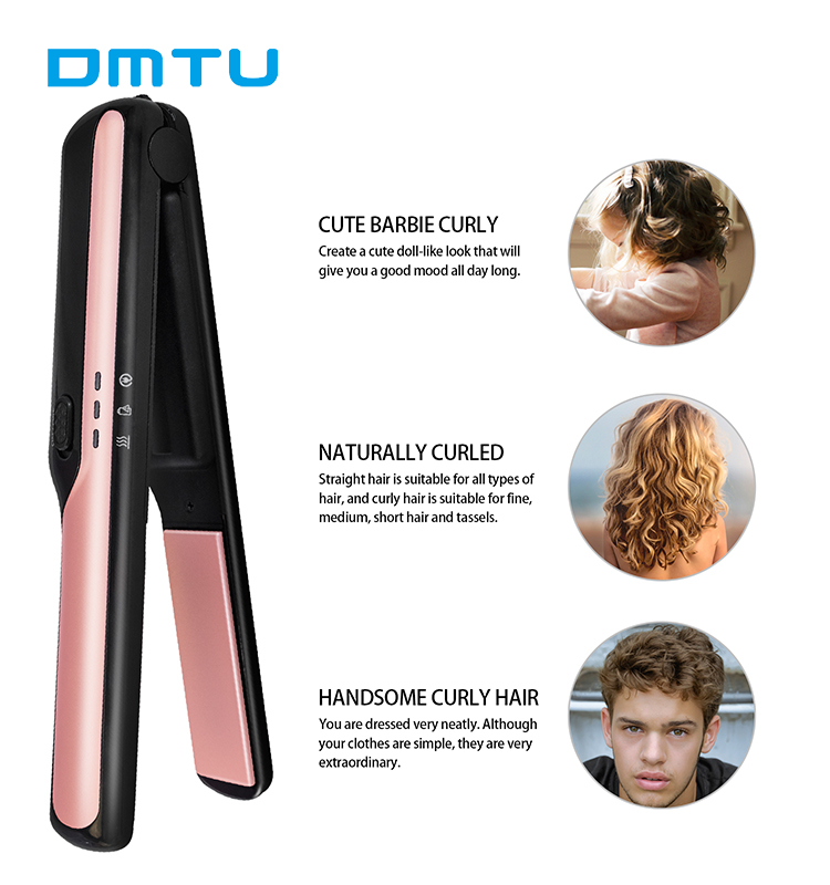 Compact Size Flat Iron Rechargeable Cordless Hair Straightener Wireless
