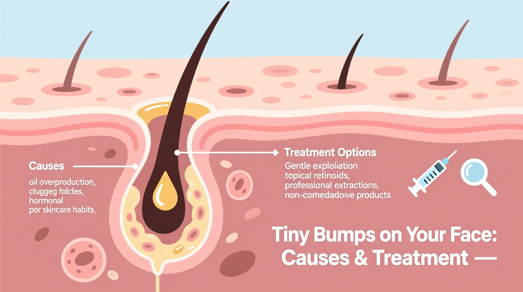 tiny bumps on your face causes and how to treat them