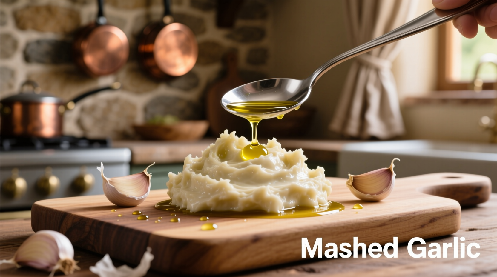 mashed garlic