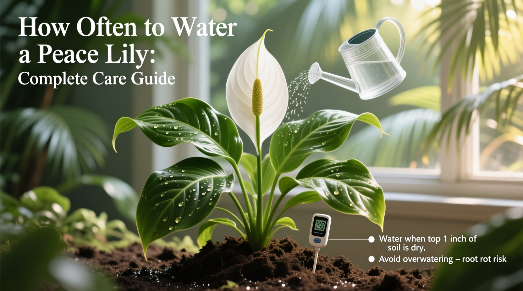 how often should i water my peace lily