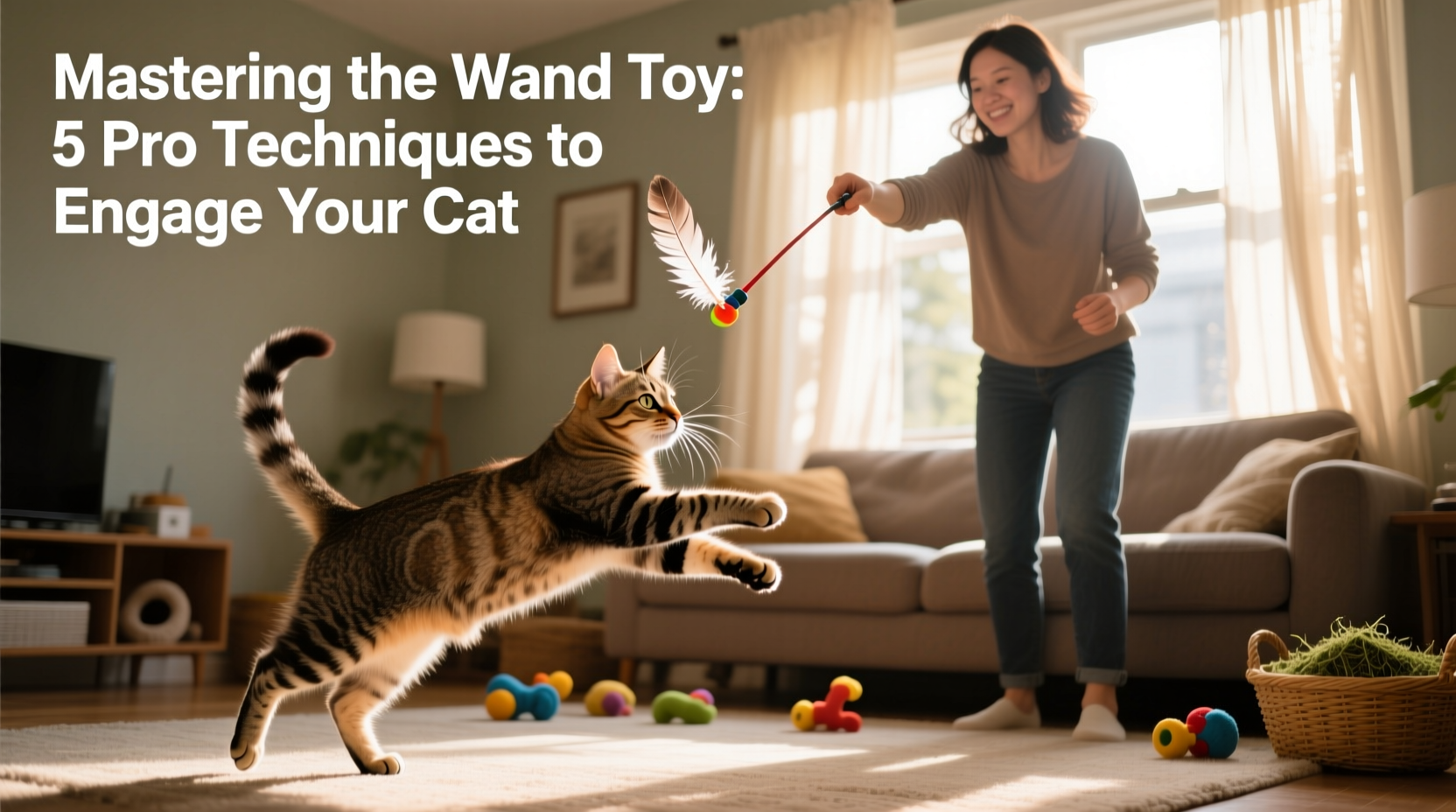 mastering the wand toy effective techniques to engage and stimulate your cat