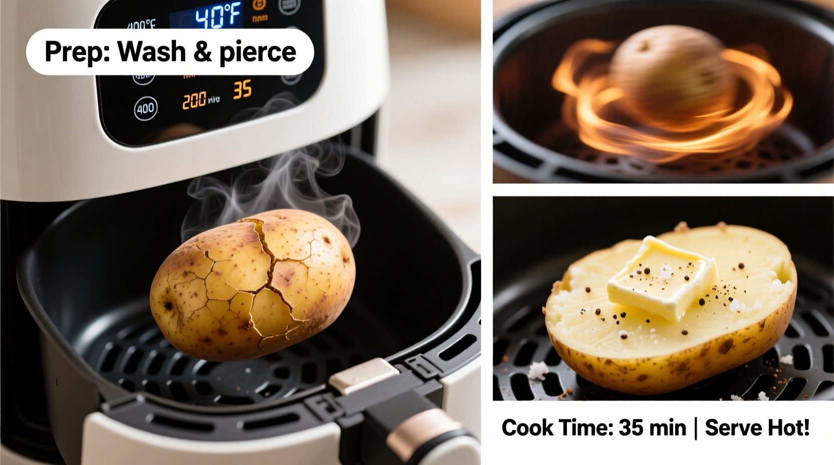 how to bake a potato in air fryer