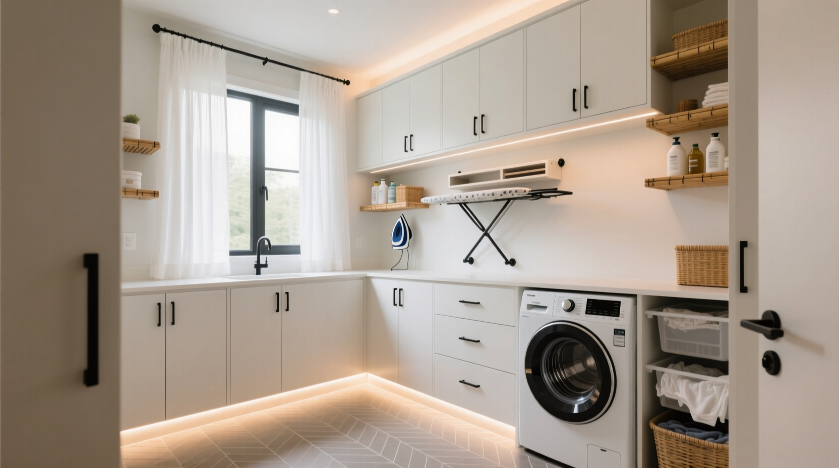 laundry closet makeover