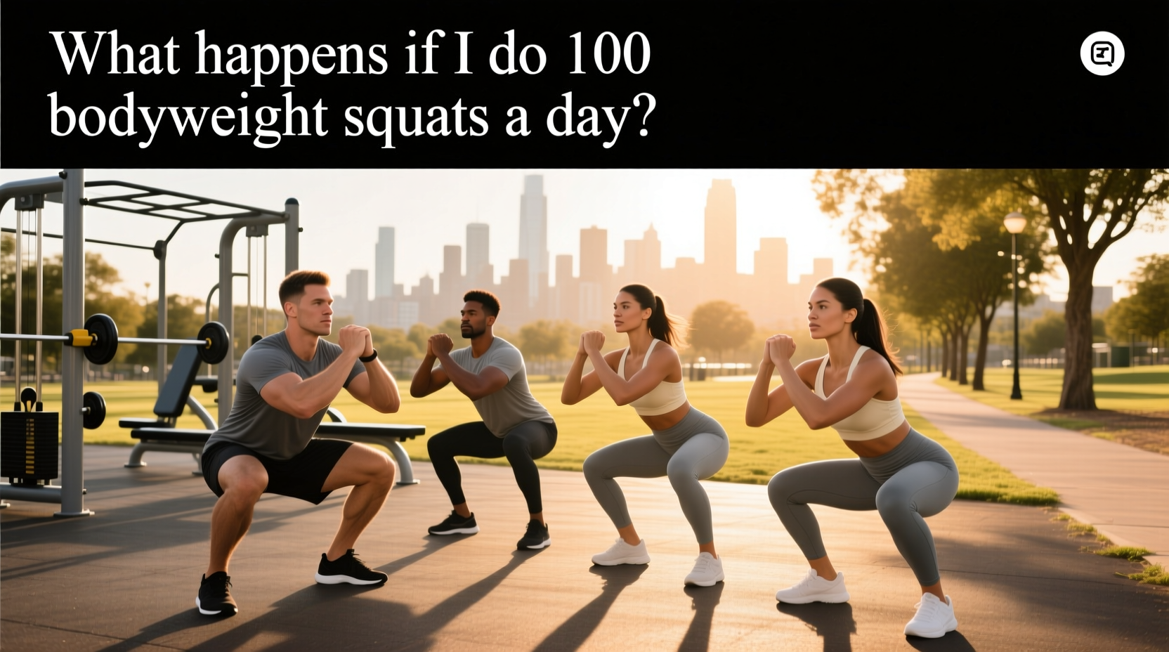 100 bodyweight squats a day for fat loss