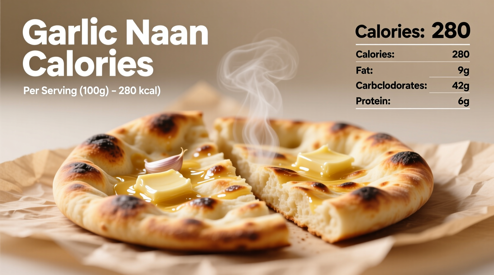 Garlic Naan Calories: Exact Count & Healthy Swaps