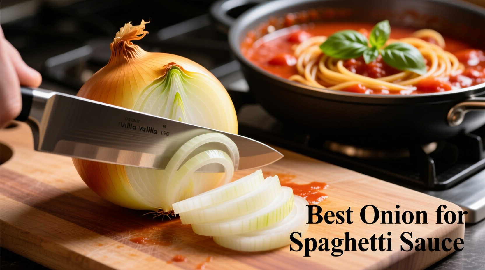best onion for spaghetti sauce
