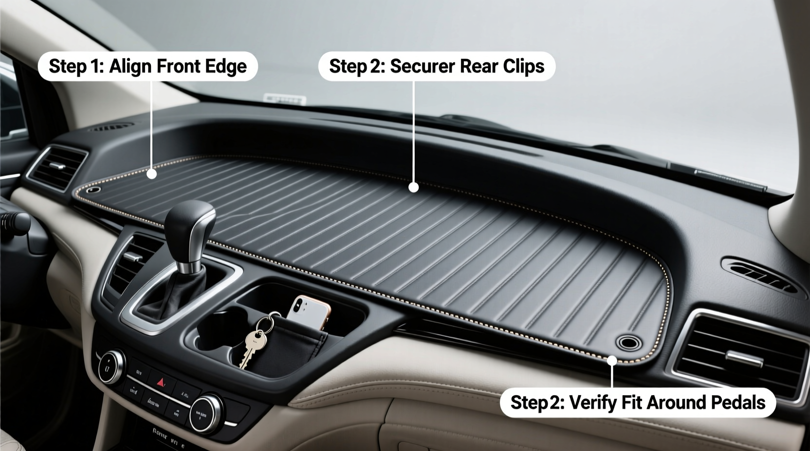 2016 Honda Odyssey Dash Mat Installation Guide