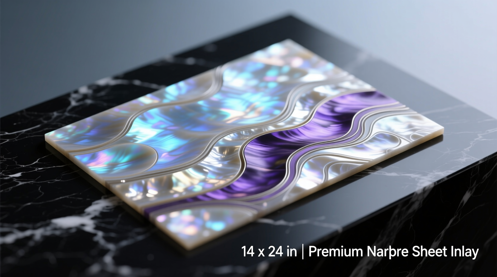 mother of pearl sheet inlay 14 x 24