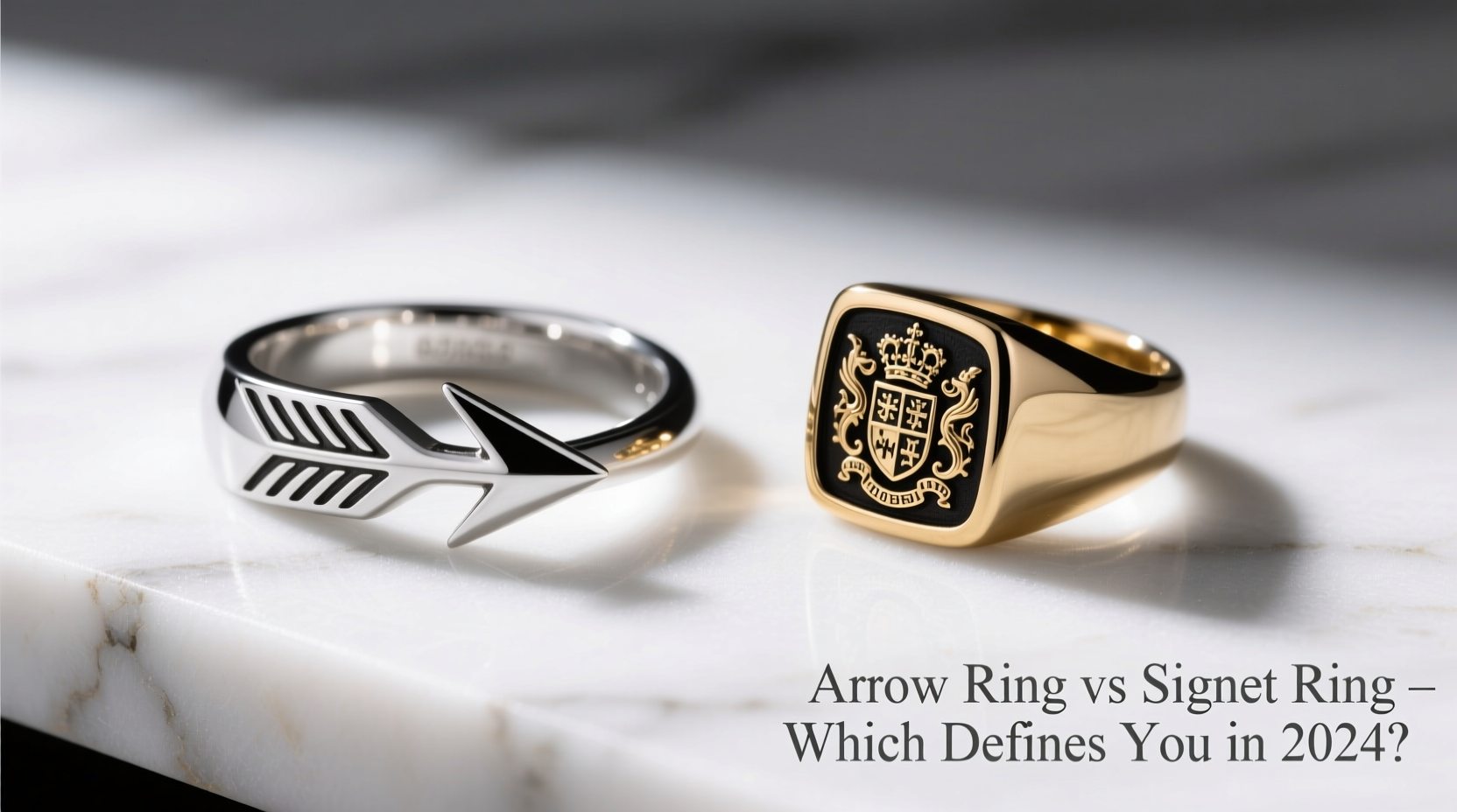arrow ring vs signet ring which ones more you in 2024