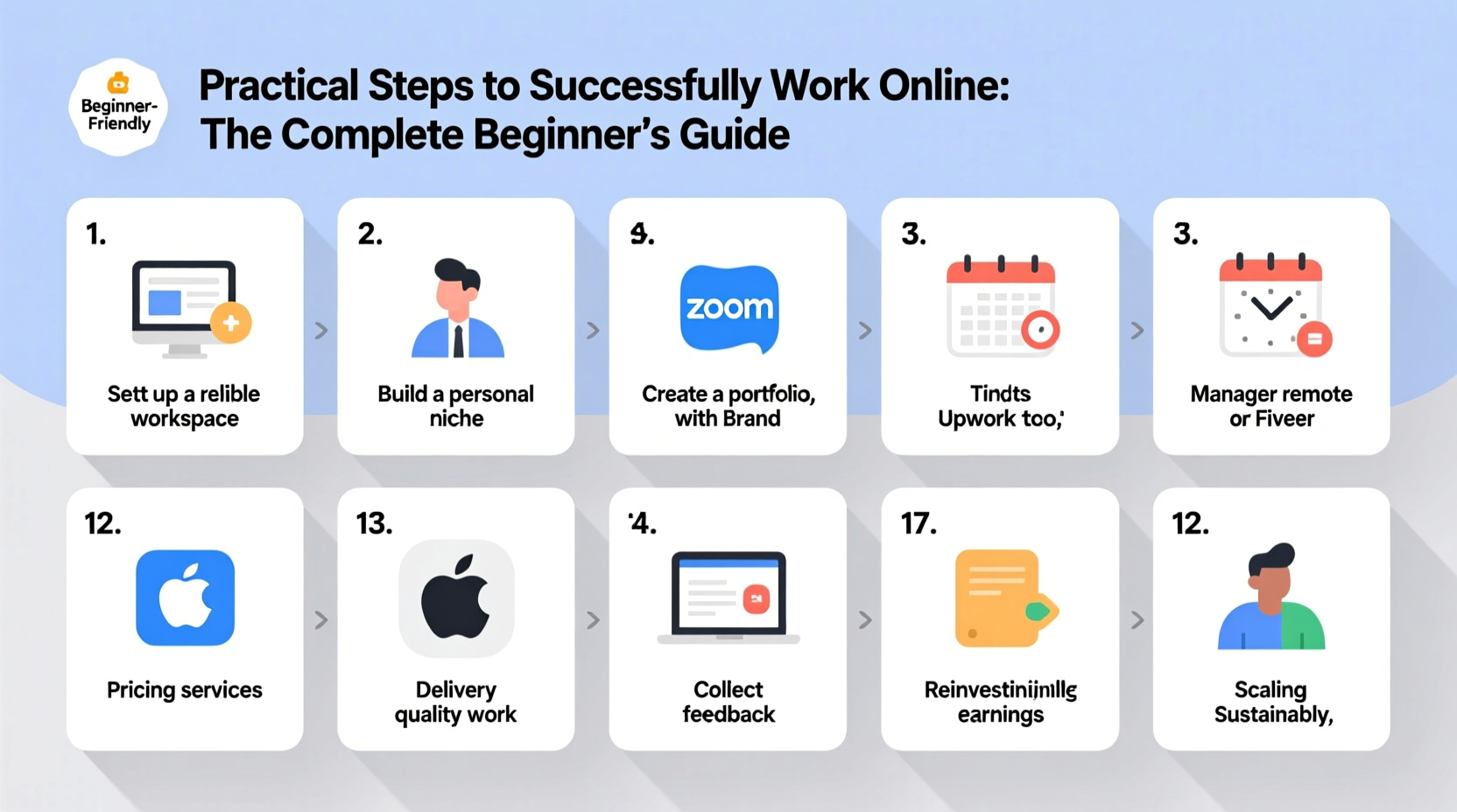 practical steps to successfully work online a complete guide for beginners