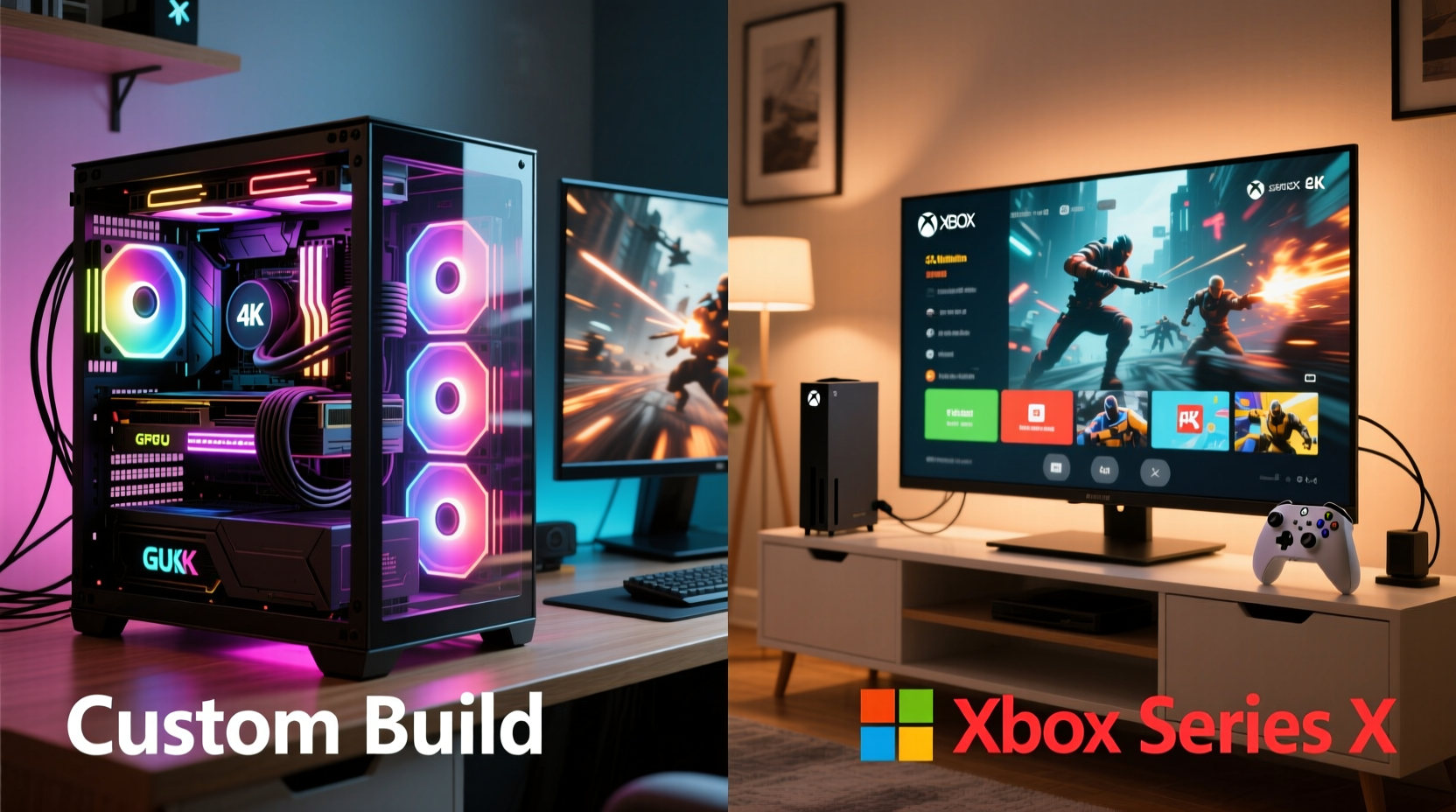 is building a gaming pc really worth it over just buying an xbox series x