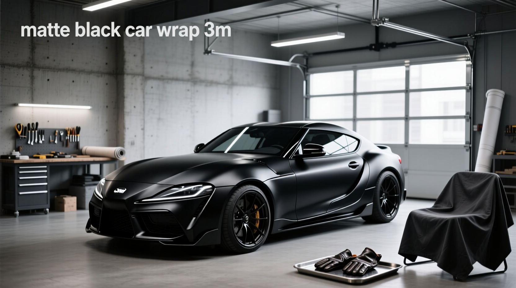 How to Choose & Apply 3M Matte Black Car Wrap Correctly