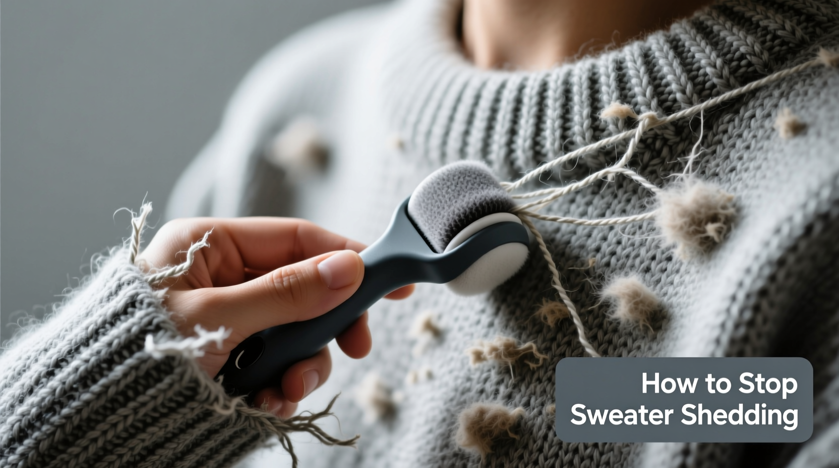 how stop sweater shedding