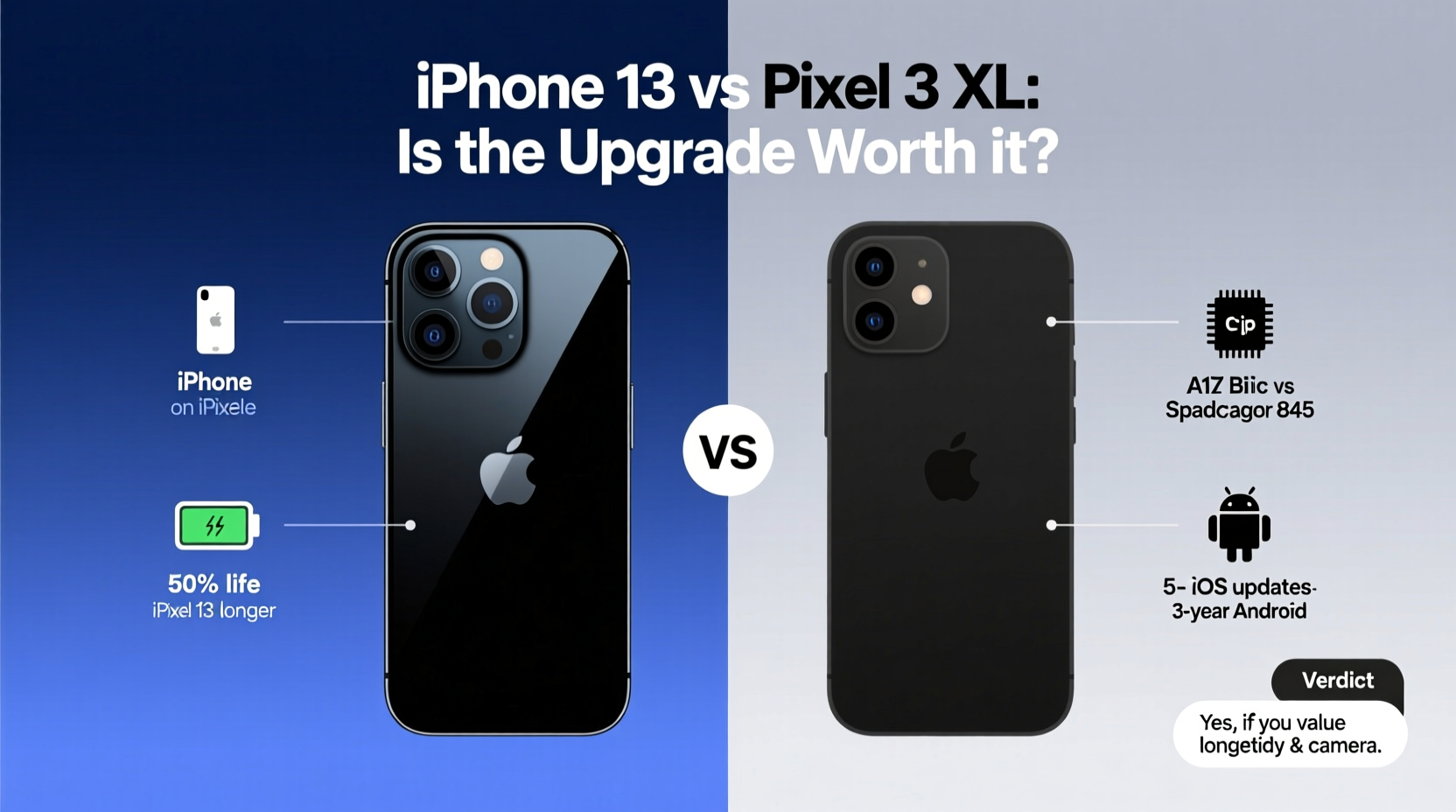 is the iphone 13 really worth the upgrade from a pixel 3 xl