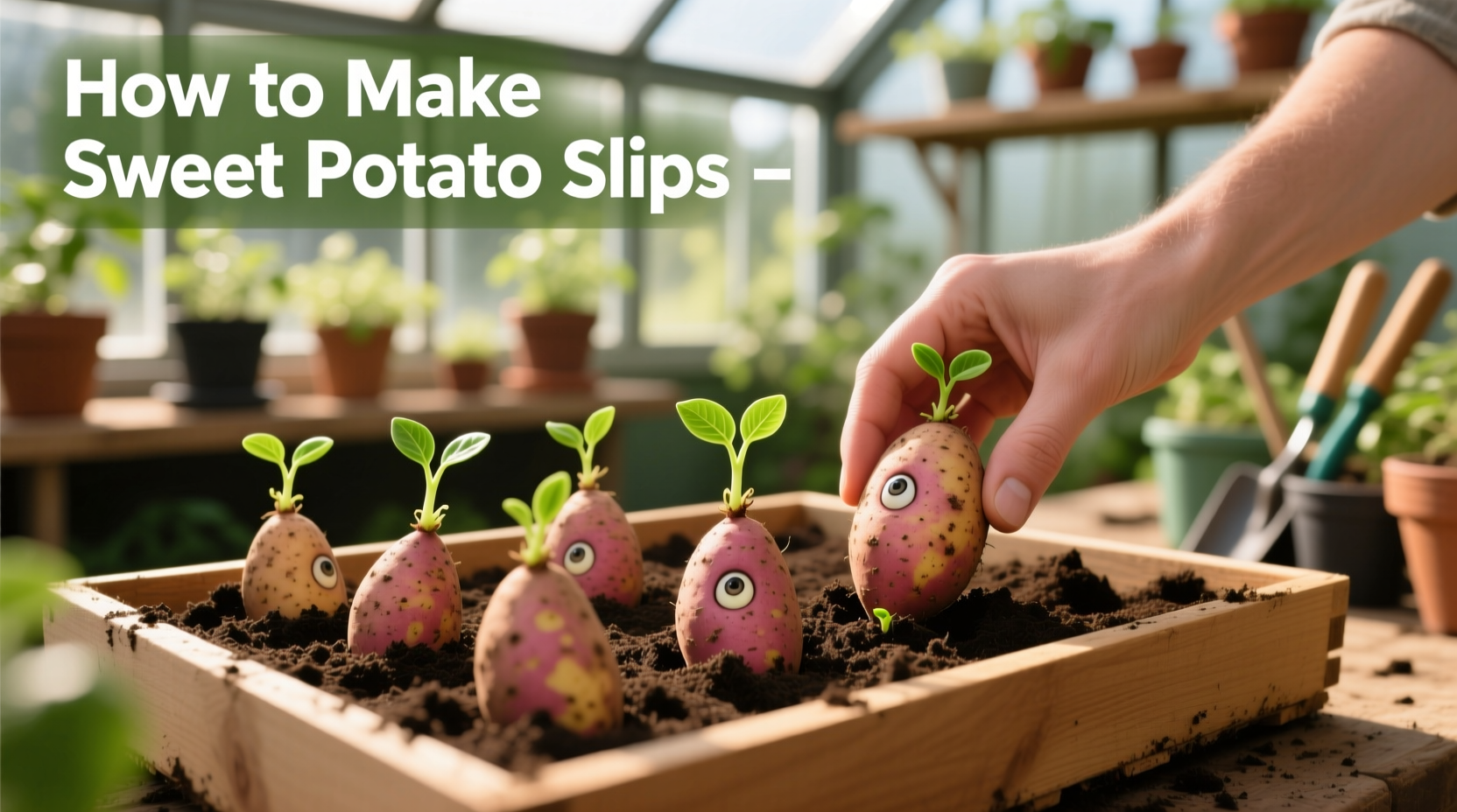 how to make sweet potato slips