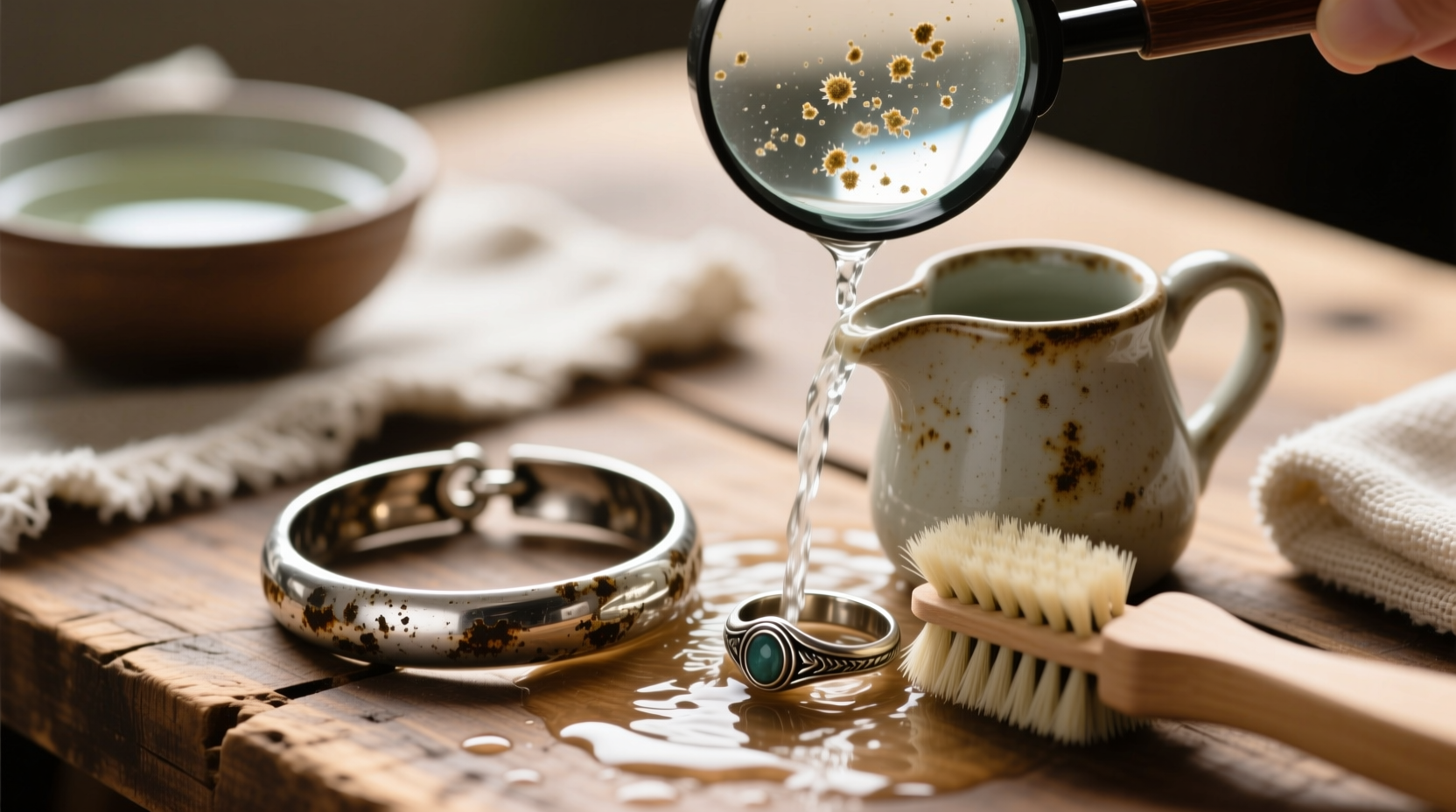 how to clean tarnished jewelry