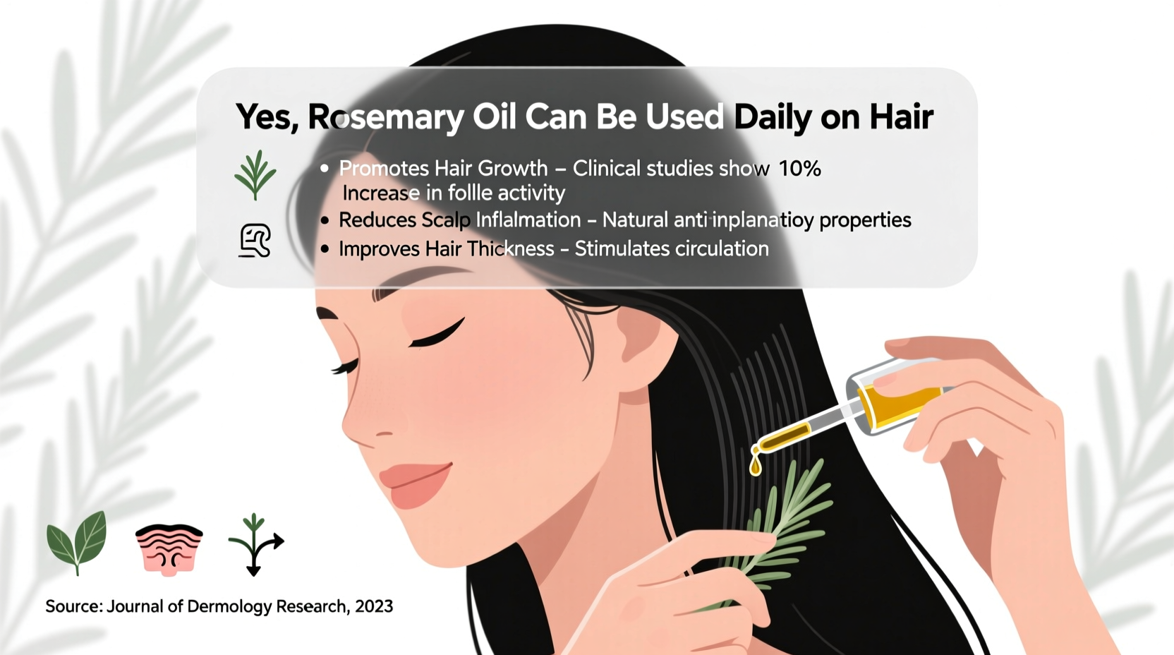 can i use rosemary oil on my hair everyday