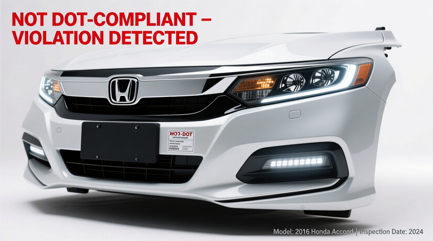 accord 2016 led headlight compliance