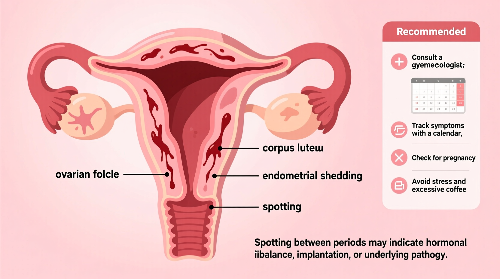 spotting between periods causes concerns and what to do