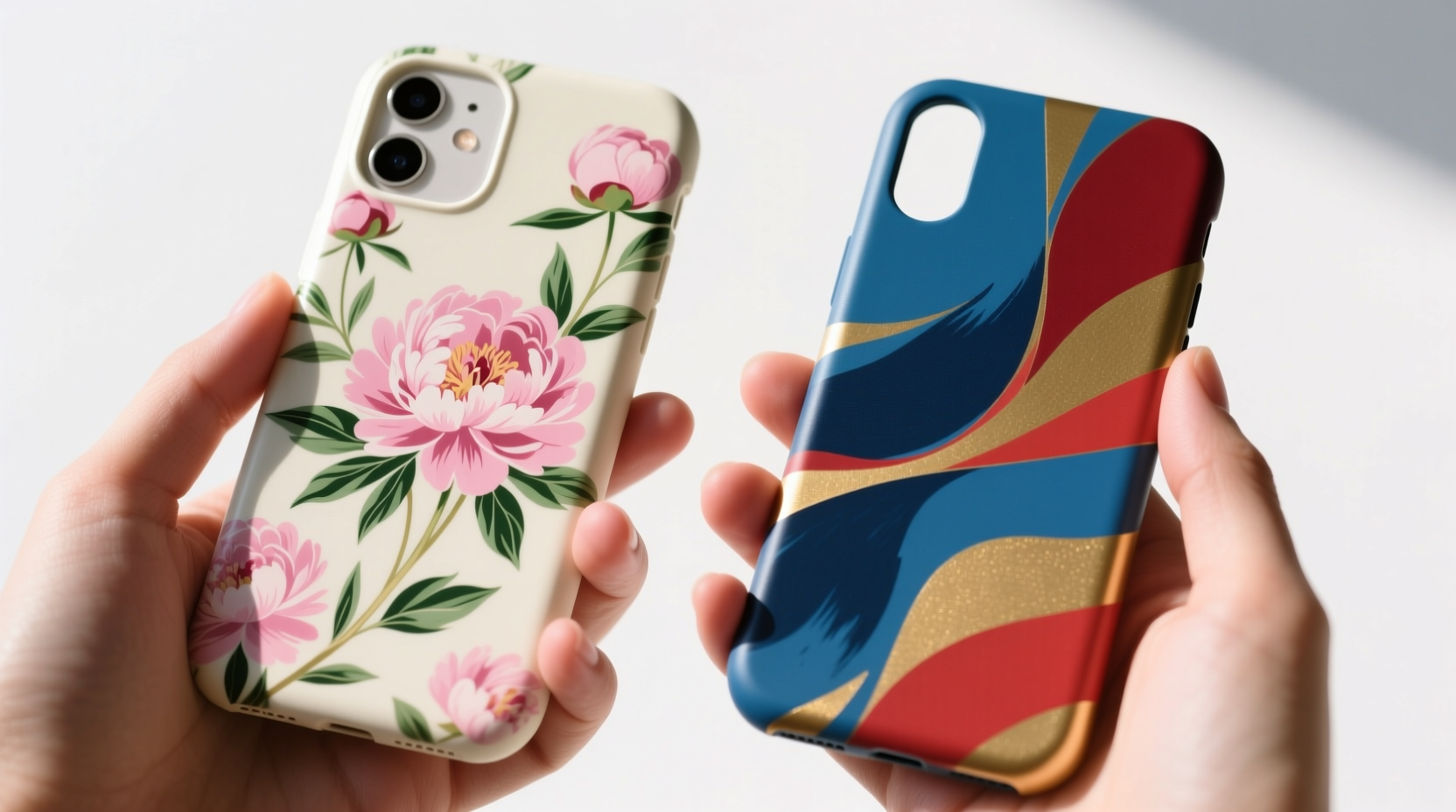 flower vs abstract phone case which one actually looks better in person